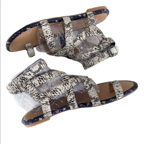 Cabi  | Women Athena Python Embossed Gladiator Ankle Strap Sandals | 7.5 - Picture 8 of 8